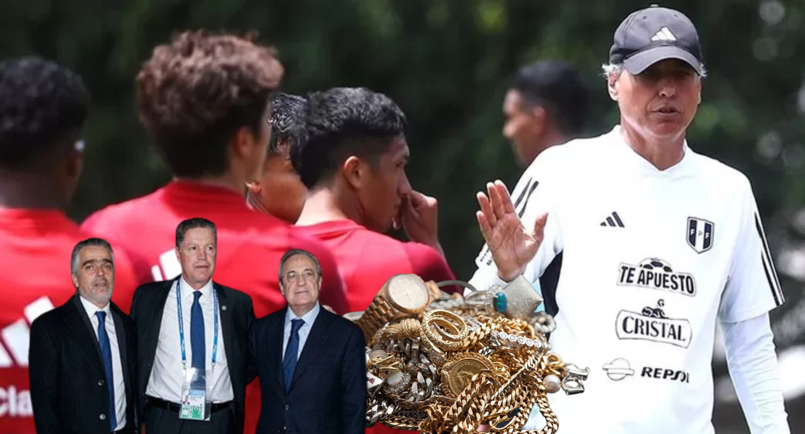Las joyas que serían vistas por emisarios europeos en el Preolímpico.