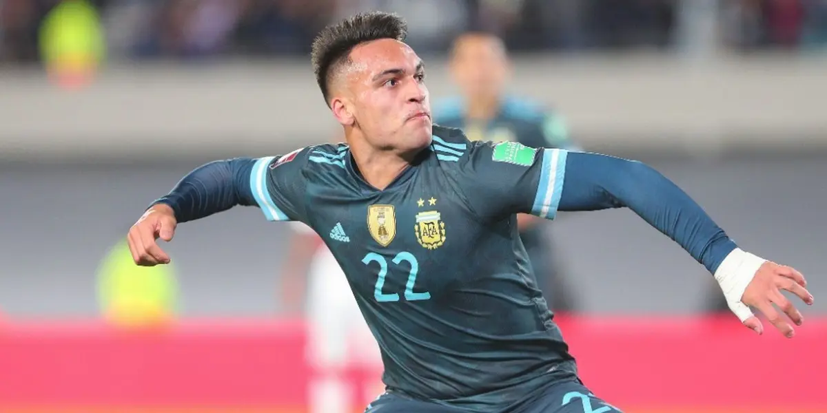Lautaro Martínez fue el que convirtió el único gol para que Argentina derrote de local a Perú por 1-0.