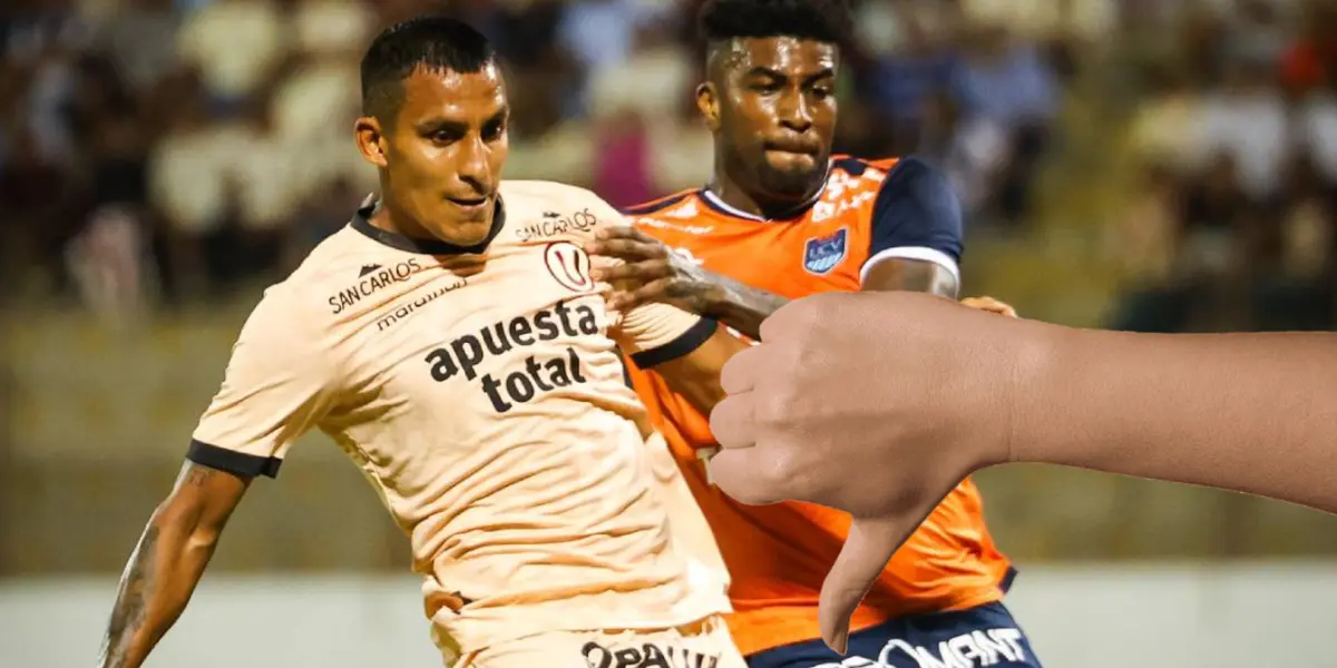 Le bajan el dedo los hinchas de Universitario