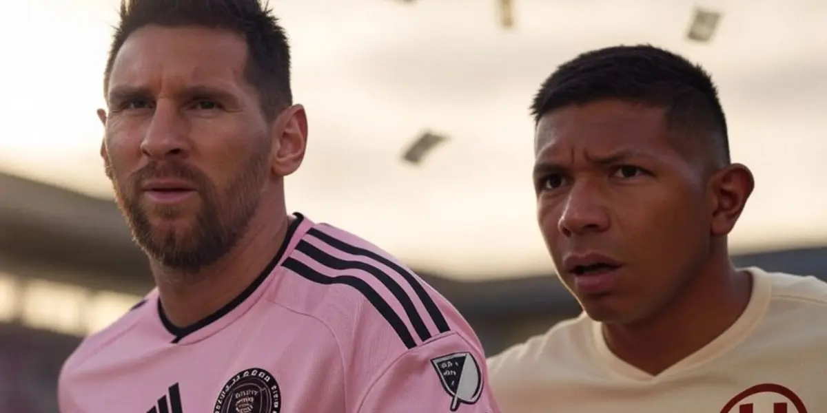 Lionel Messi - Edison Flores (Foto: X)