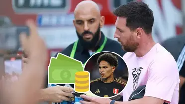 Lionel Messi - Paolo Guerrero (Foto: Clarín)