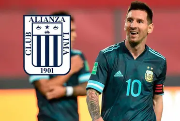 Lionel Messi sorprendió al reconocer la camiseta de Alianza Lima y hasta se tomó una foto con ella.