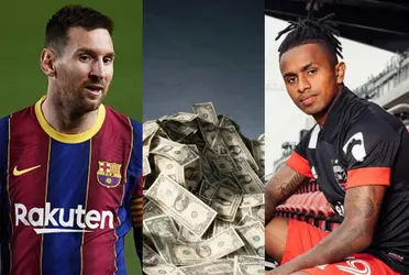 Lionel Messi y Yordy Reyna compartirían cancha gracias a un club que pagaría 60 MDE