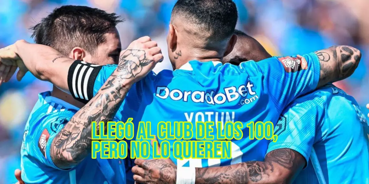 Llegó al club de los 100 con Sporting Cristal, pero los hinchas cerveceros no lo aguantan.
