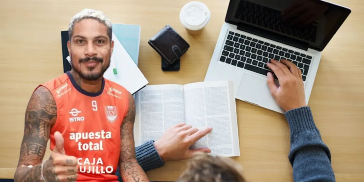 Llegó Paolo Guerrero y ahora se dedica a estudiar