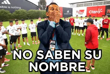 Lo llamaron a la Selección Peruana, pero no saben escribir su nombre