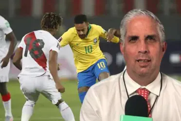 Lo que dijo el periodista de Movistar Deportes sobre el astro brasileño.