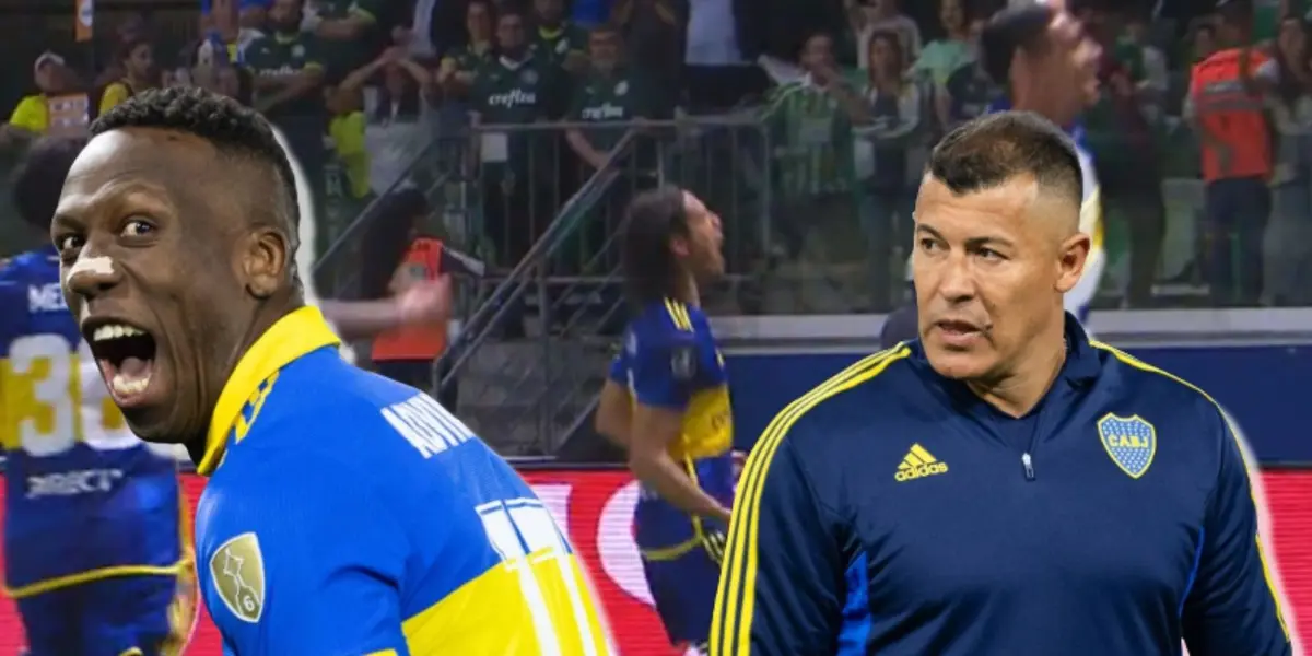 Lo que hacía el peruano con su DT tras el primer tanto del encuentro