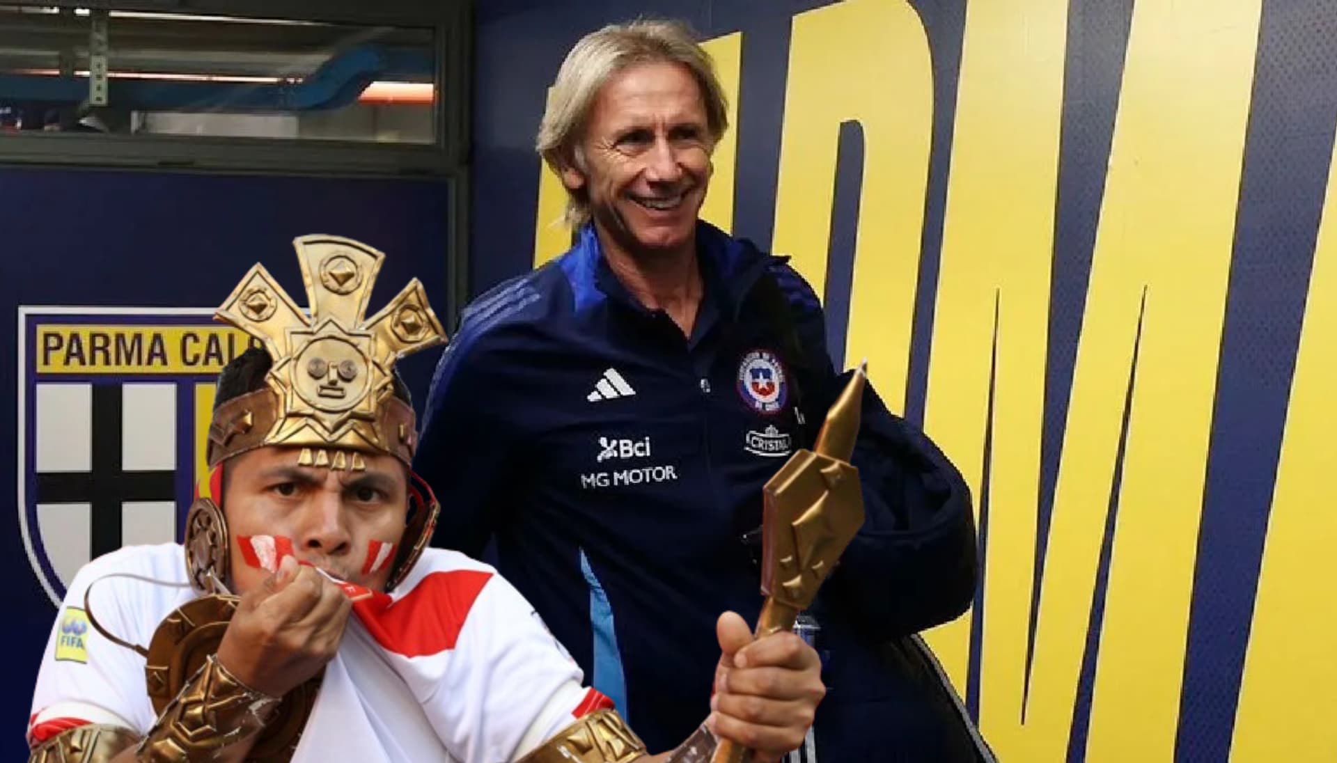 Lo que hizo Gareca para generar simpatía en el hincha peruano, tras haber debutado como DT de Chile. FOTO: RPP