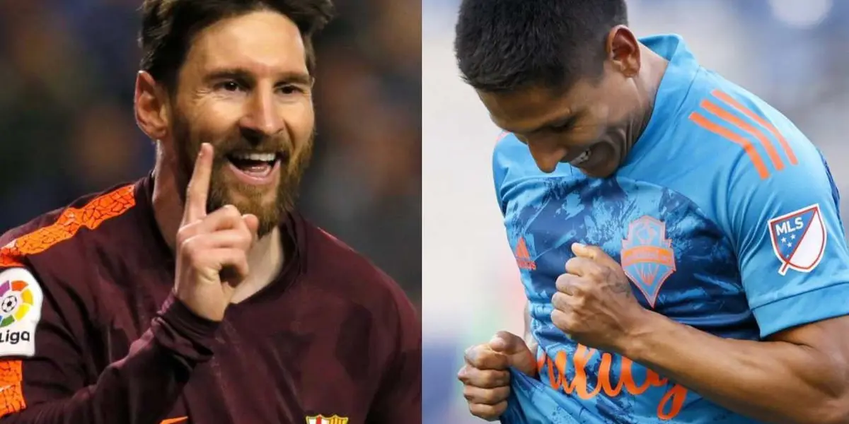Los años que tendrá que jugar Raúl Ruidíaz para igualar el sueldo que Lionel Messi tendrá cuando llegue a la MLS.