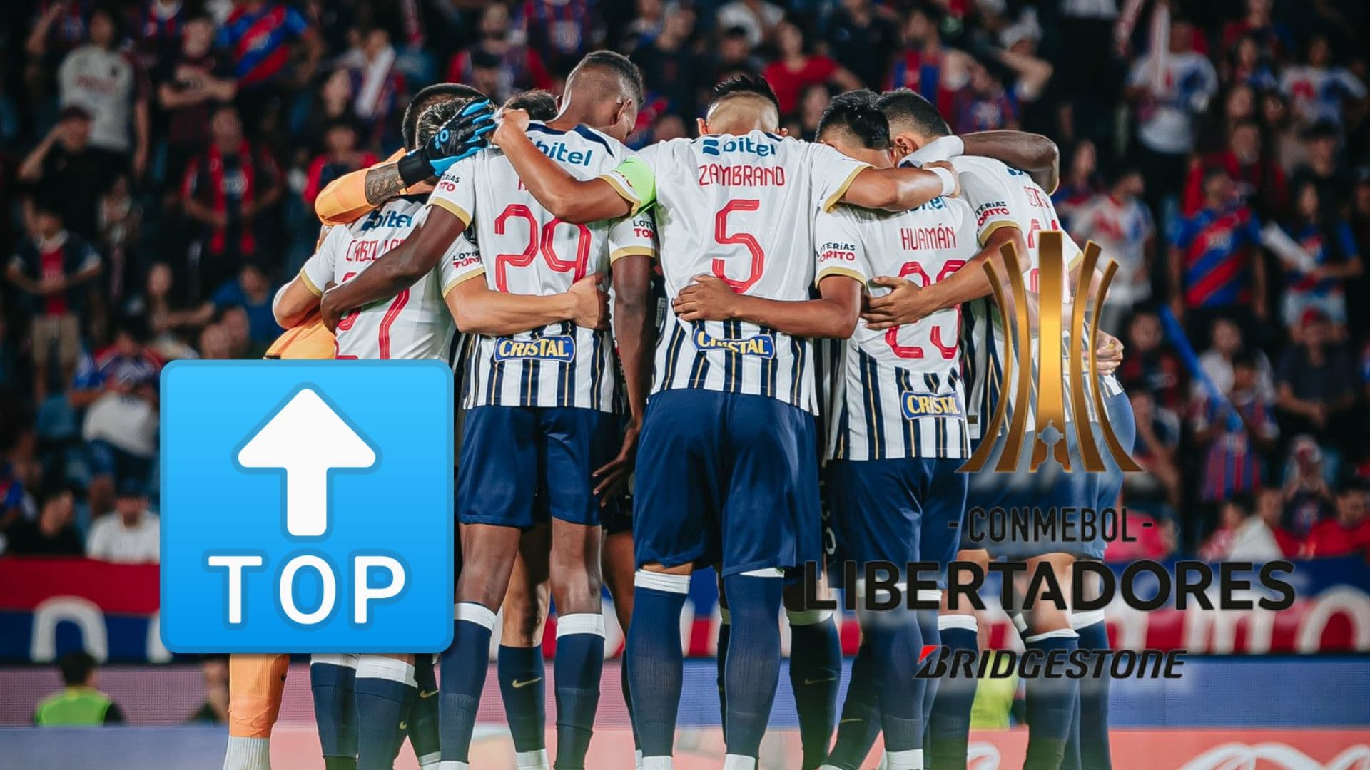 Los jugadores de Alianza Lima reunidos antes del duelo vs Cerro Porteño