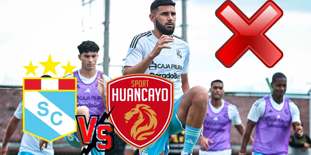 Los jugadores de Sporting Cristal entrando en calor antes de un partido de Liga 1