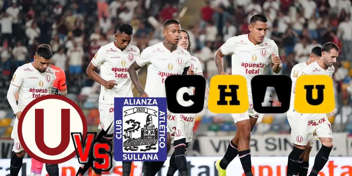 Los jugadores de Universitario de Deportes saliendo al campo del Estadio Monumental