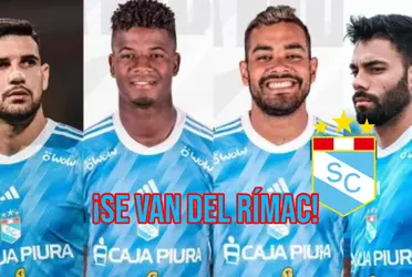 Los jugadores que no continuarían en Sporting Cristal en 2024.