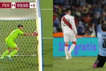 Los minutos finales del encuentro en el Centenario fueron de polémica