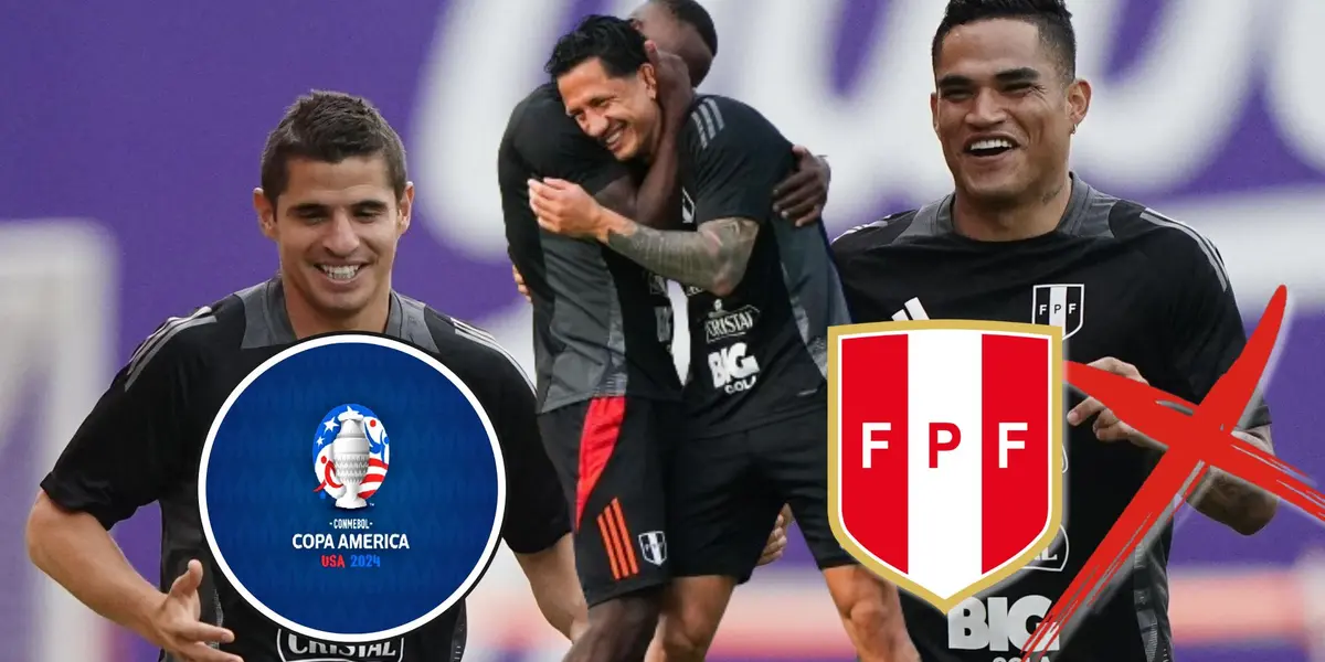 Los seleccionados nacionales entrenando en la Videna