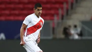 Luis Abram con la camiseta de la Selección de Perú (Foto: Infobae)