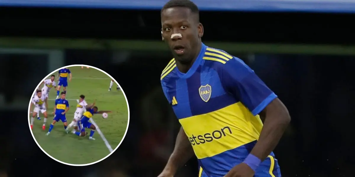 Luis Advíncula con camiseta de Boca Juniors