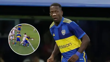 Luis Advíncula con camiseta de Boca Juniors