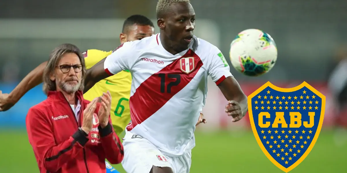Luis Advíncula contra Brasil y Ricardo Gareca aplaudiendo