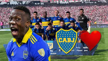 Luis Advíncula siendo parte del 11 titular de hoy en el Boca Juniors vs River Plate