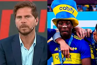 Luis Advíncula tuvo un gran partido con Boca Juniors y ahora es casi un ídolo en Argentina