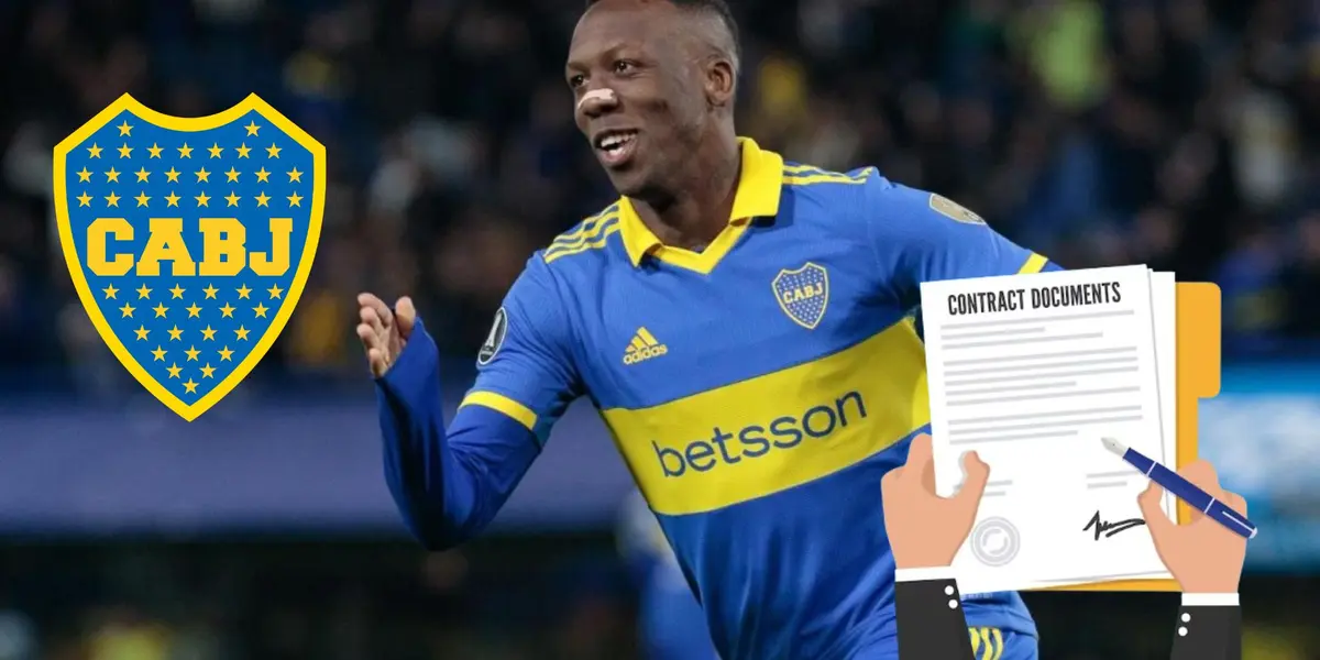 Luis Advíncula vistiendo la camiseta de Boca Juniors