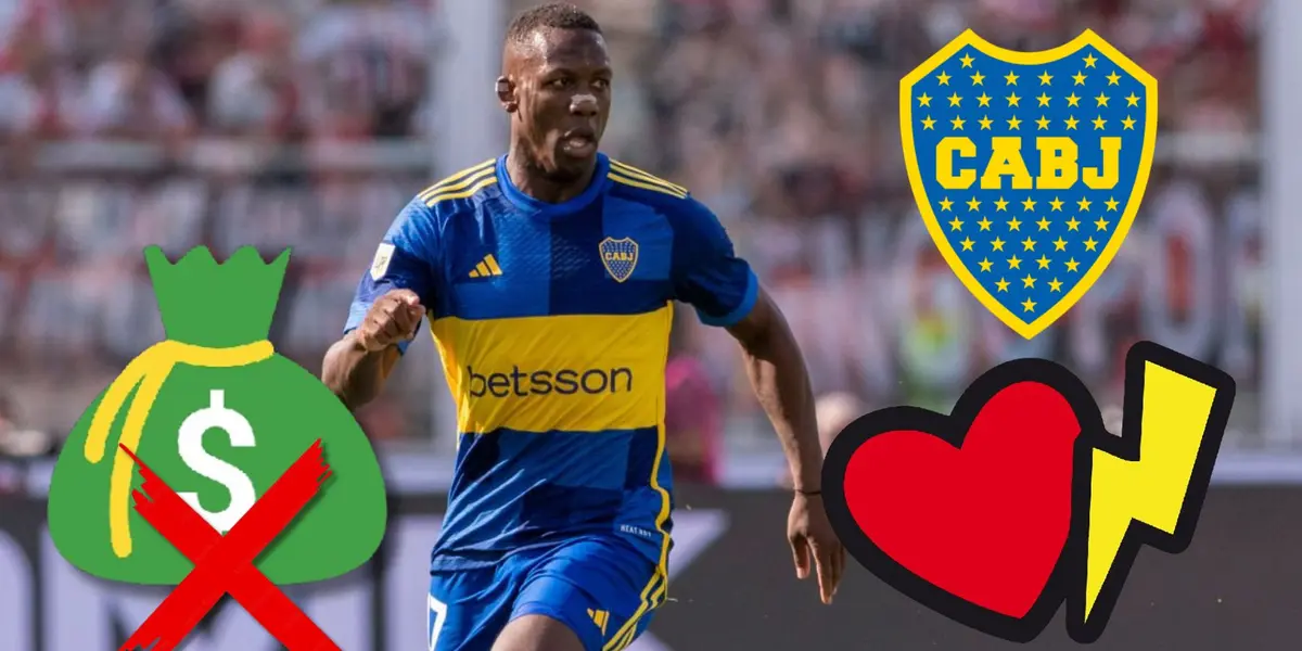 Luis Advíncula vistiendo la camiseta de Boca Juniors