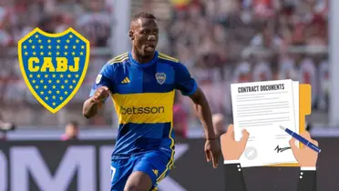 Luis Advíncula vistiendo la camiseta de Boca Juniors