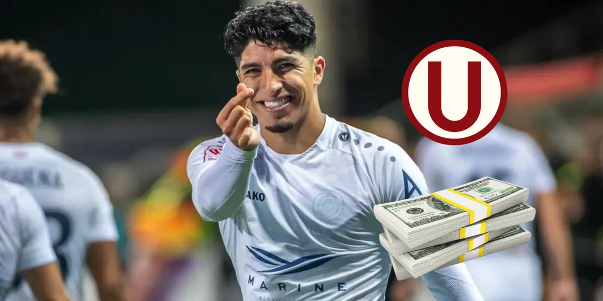 Luis Iberico celebrando con el RIga de Letonia. FOTO: Infobae