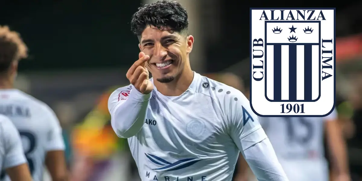 Luis Iberico celebrando gol (Foto: Riga FC)