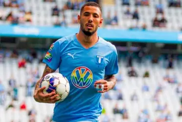 Malmo fue derrotado en este partido con el peruano los 90 minutos