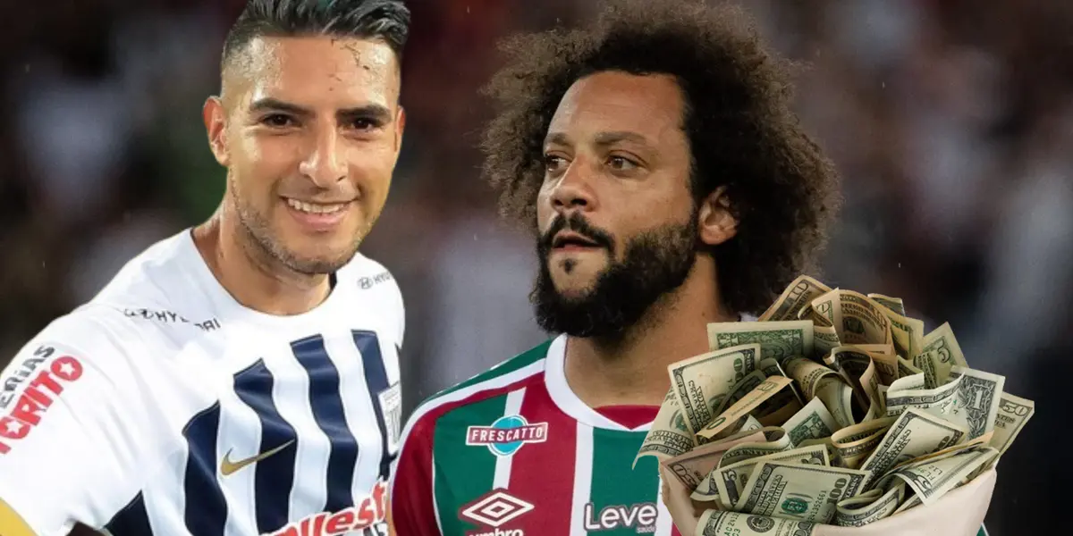 Marcelo mira preocupado y Zambrano sonríe