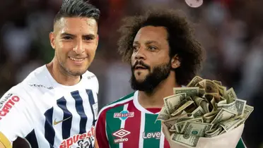 Marcelo mira preocupado y Zambrano sonríe