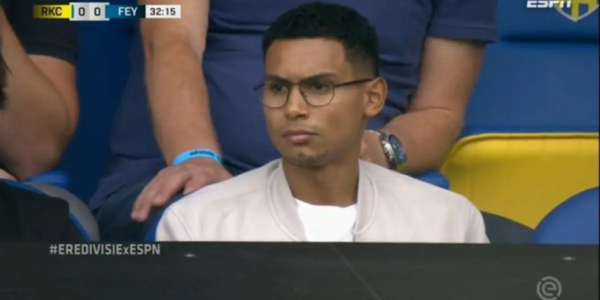 Marcos López estuvo presente en el encuentro del Feyenoord desde las tribunas