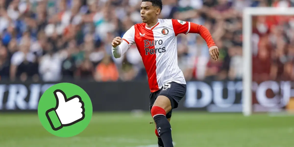 Marcos López jugando por el Feyenoord