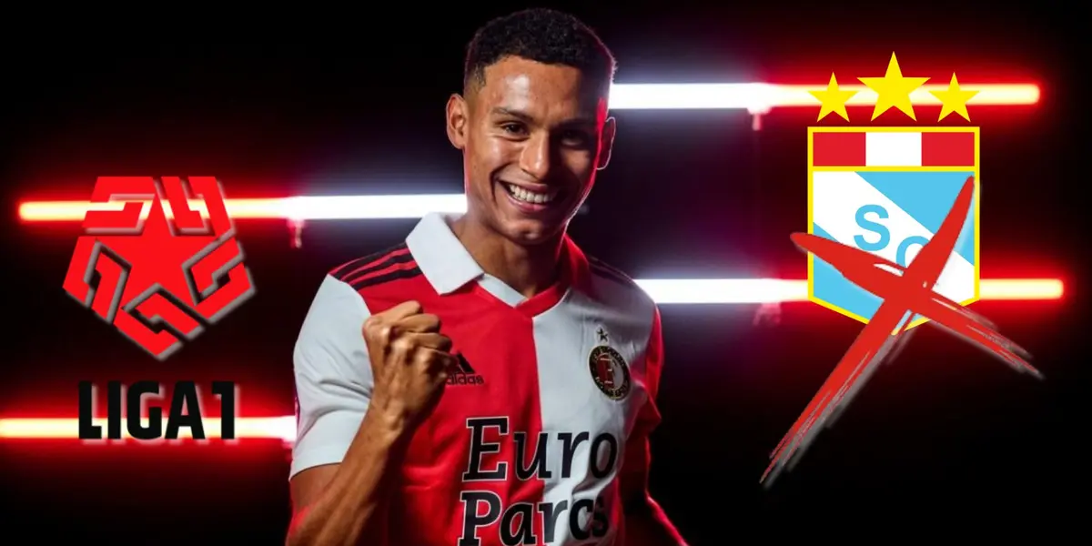 Marcos López vistiendo la camiseta del Feyenoord de los Países Bajos