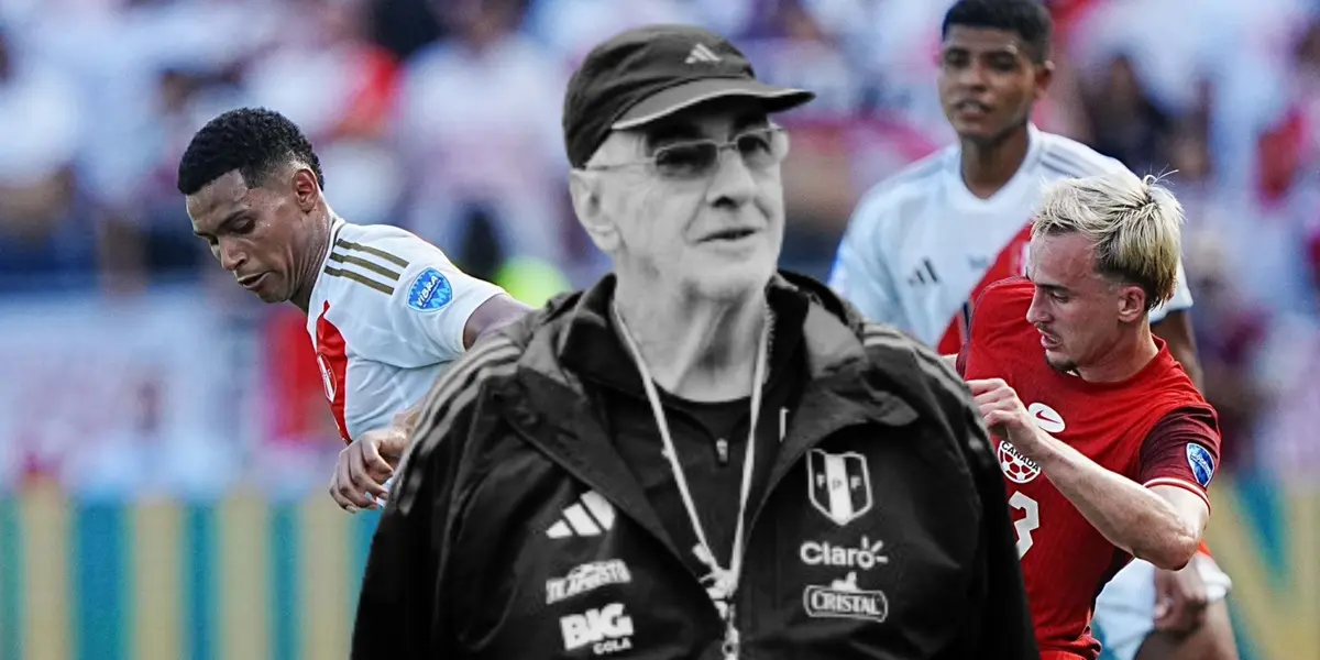 Marcos López, Wilder Cartagena y Jorge Fossati (La Bicolor)