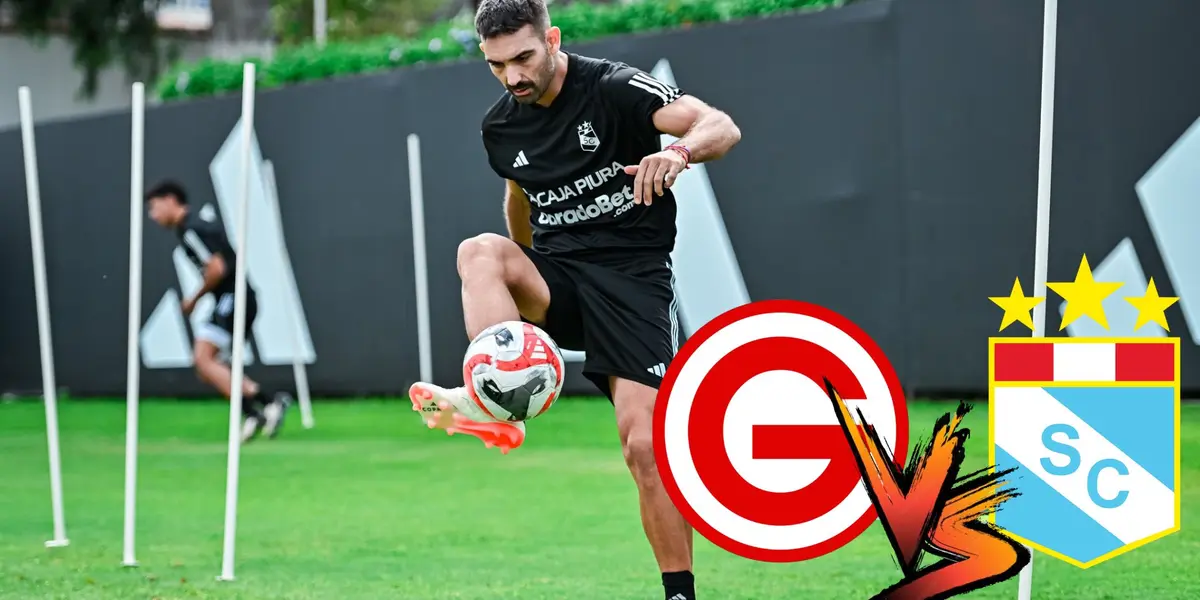 Martín Cauteruccio entrenando en las instalaciones de La Florida