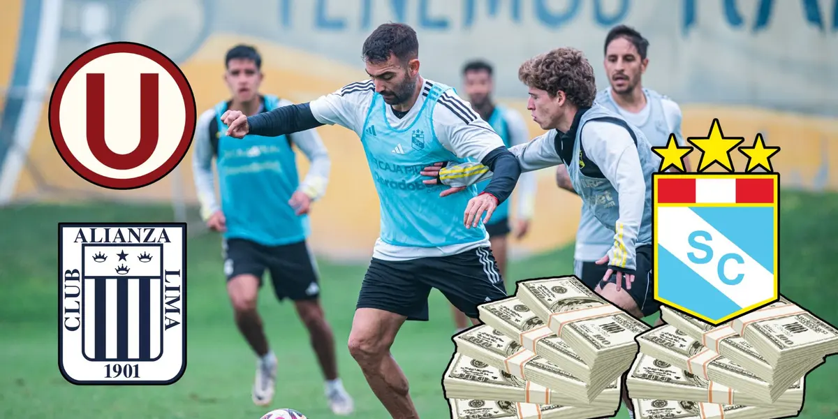 Martín Cauteruccio - Ian Wisdom - Alejandro Hohberg (Foto: Club Sporting Cristal)