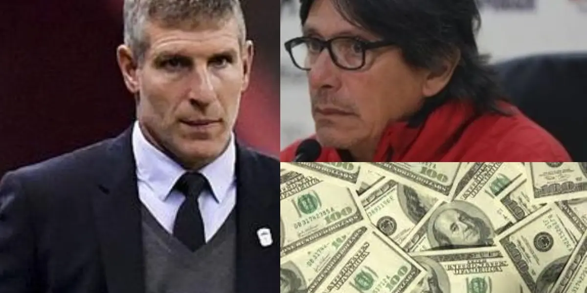 Martín Palermo empieza a sonar para llegar al banquillo de Universitario y ganaría un salario de 30 mil dólares.