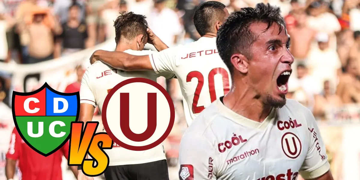 Martín Pérez Guedes con la camiseta de Universitario de Deportes