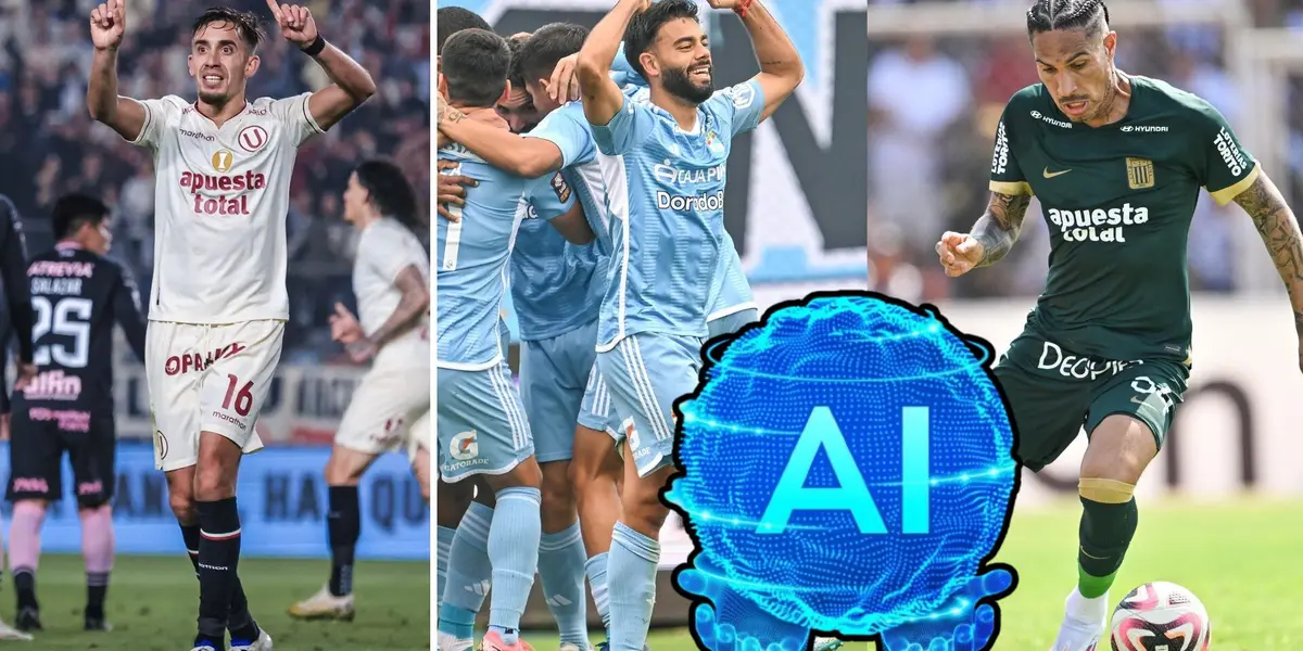 Martín Pérez Guedes - Leandro Sosa - Paolo Guerrero (Foto: Liga 1)