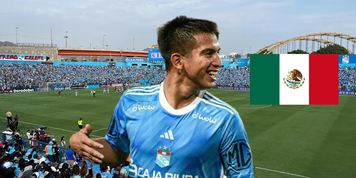 Martín Távara con la camiseta de Sporting Cristal.