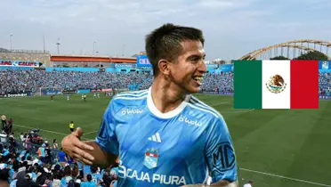 Martín Távara con la camiseta de Sporting Cristal. 