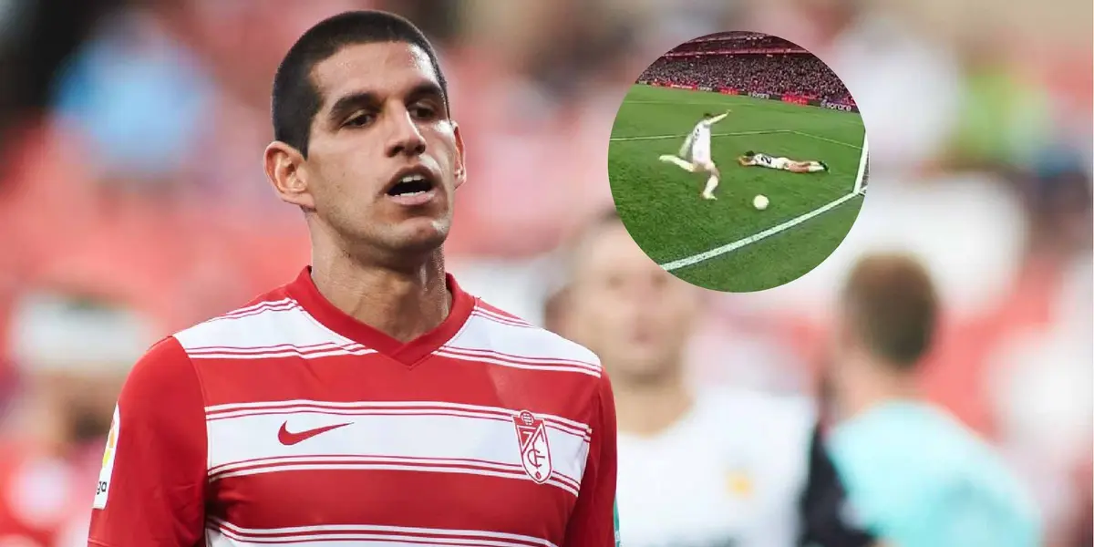 Más allá de todo lo que intentó el central para evitar el gol del empate, Robert Moreno, entrenador del Granada no lo reconoció y así calificó a la jugada.