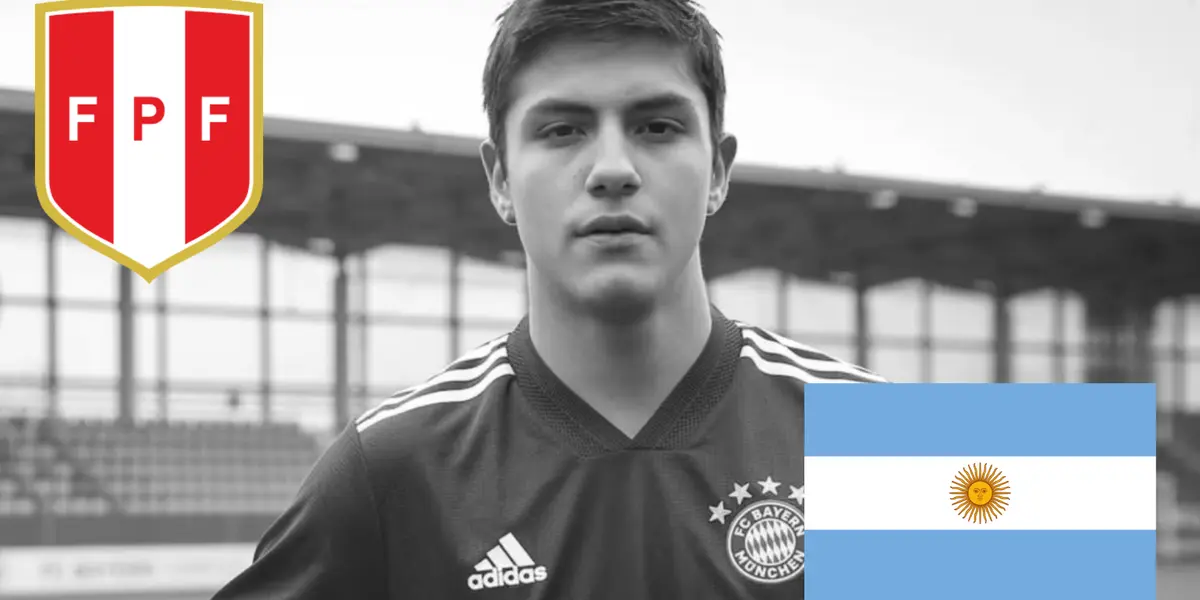 Matteo Pérez en el Bayern Múnich (Foto: Bayern Múnich)