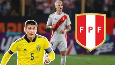 Matteo Pérez en Suecia y Oliver Sonne en Perú (Foto: Selección Peruana)