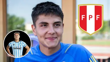 Matteo Pérez feliz y Axel Cabellos en Racing Club (Foto: Selección de Suecia y Racing Club)