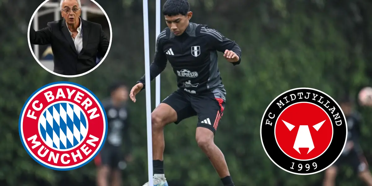 Maxloren Castro - Jorge Fossati (Foto: FPF)